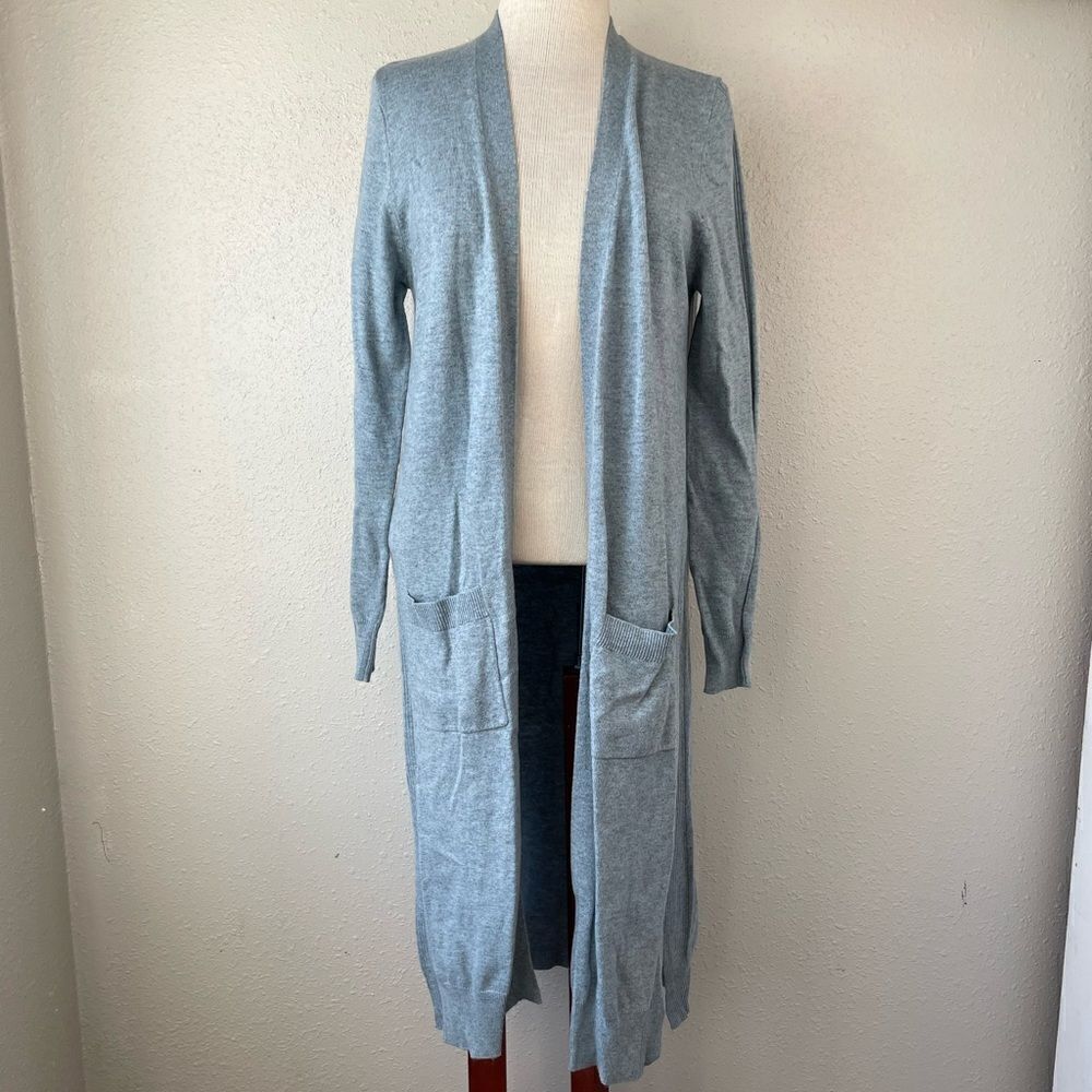 Matty M Extra Long Cardigan Sweater Size S EUC
